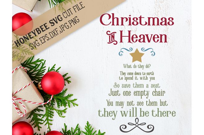 Christmas in Heaven Tree svg