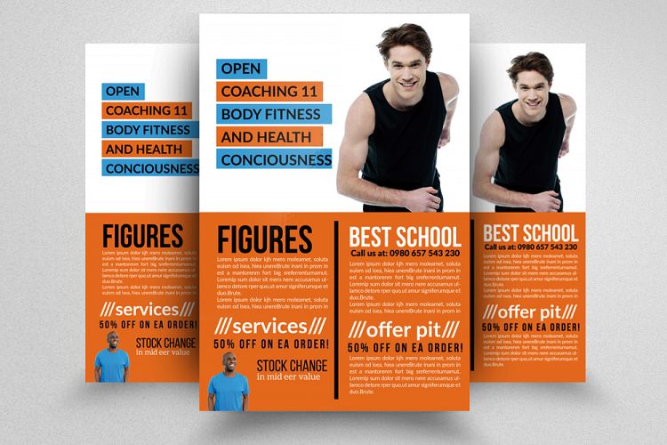 Body Fitness Flyer Template