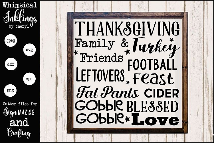 Thanksgiving Feast SVG