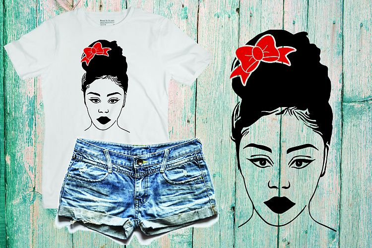 Black woman svg Natural Hair Svg Afro svg,black woman 409SV