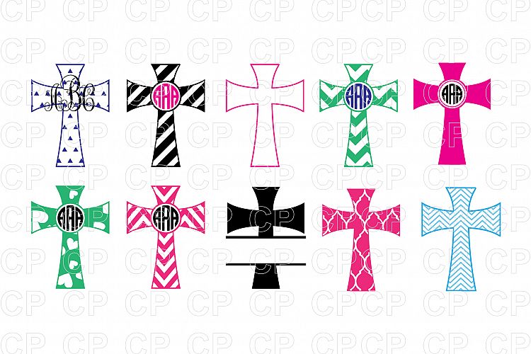 Cross Bundle SVG Cut Files, Cross Clipart