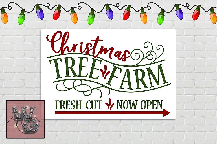 Christmas Tree Farm SVG DXF PNG EPS JPG Commercial