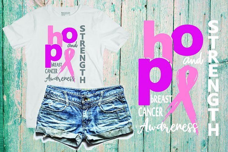 Hope Anchors Breast Cancer SVG Cancer Survivor 1007s