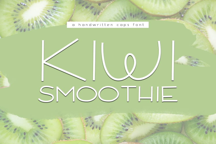 Kiwi Smoothie - A Fun Handwritten Font