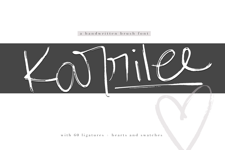 Karrilee - Chic Brush Font