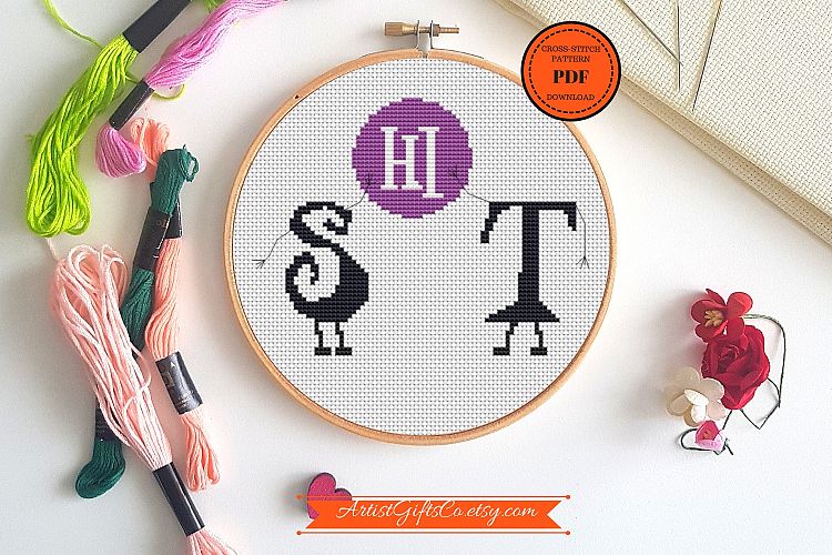 Shit Cross Stitch pattern PDF Embroidery pattern Xstitch