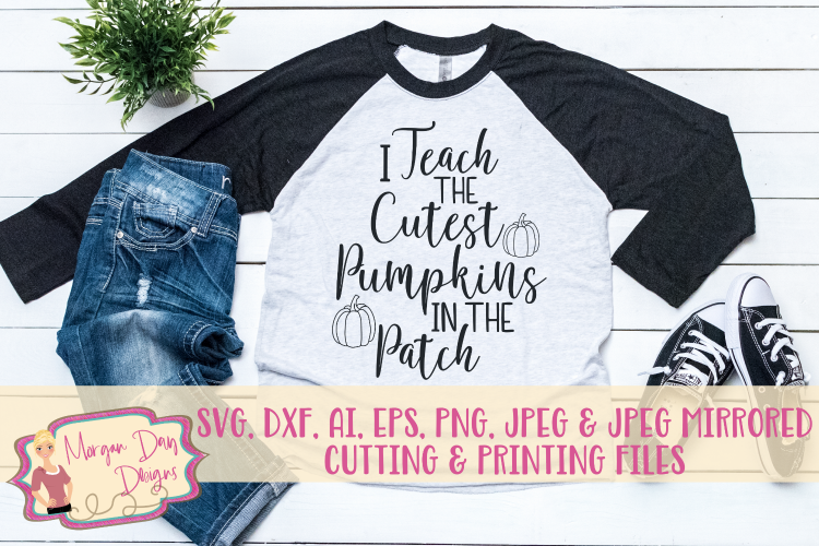 Teacher Pumpkin Patch SVG, DXF, AI, EPS, PNG, JPEG