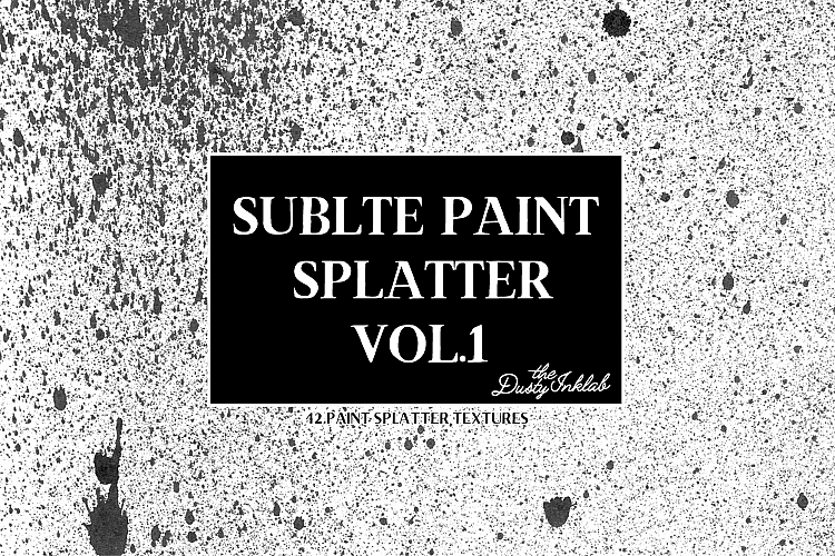 Subtle Paint Splatter Vol. 1
