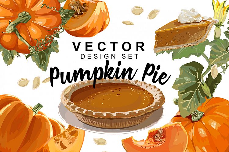 Pumpkin Pie Design Set