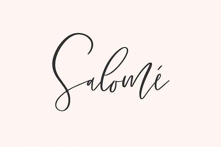 Salome Signature Font Family