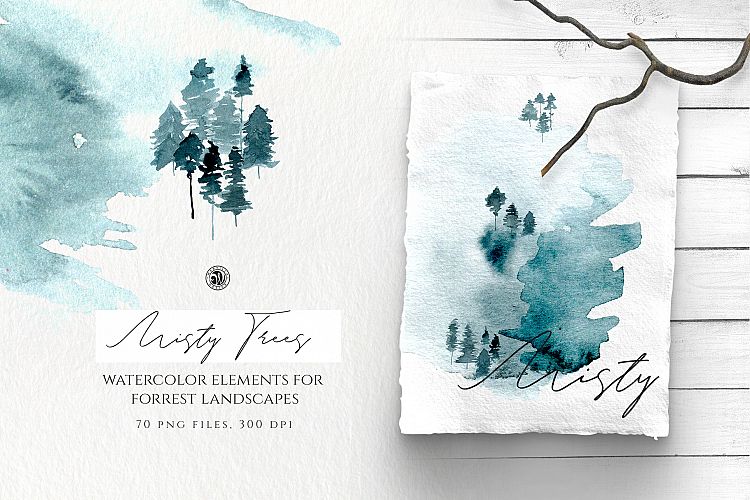 Misty Trees