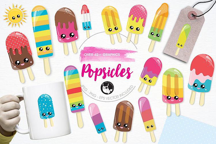 Popsicles  graphics and illustrations