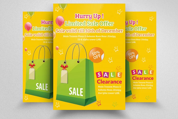 Clearance Sale Offer Flyer