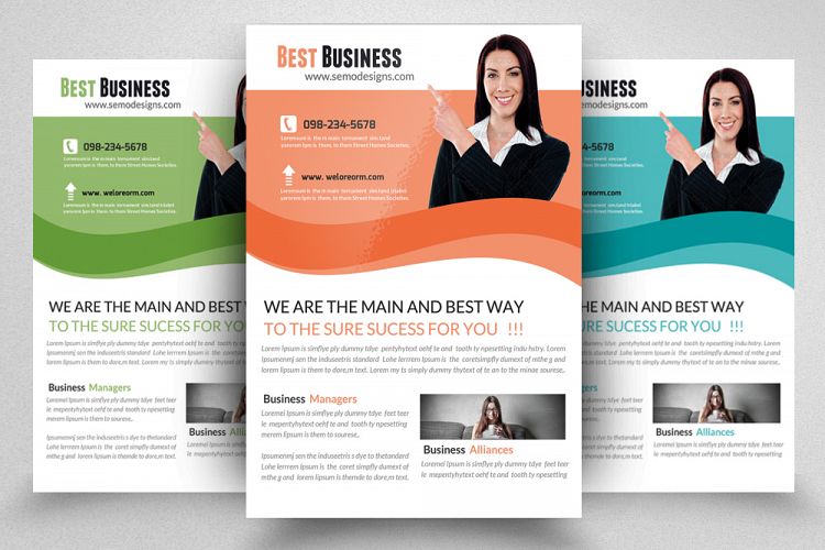 Employment Agency Business Flyer Template
