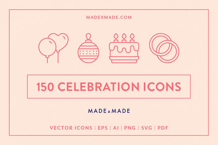 Line Icons - Celebration