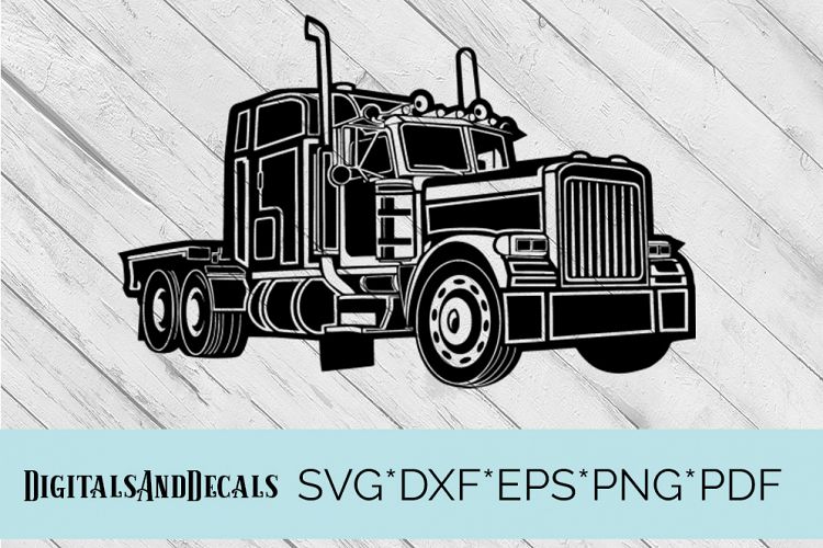  Truck, Lorry, HGV  SVG Cutting File 