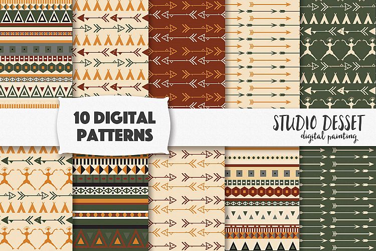 Tribal Patterns - Boho Backgrounds