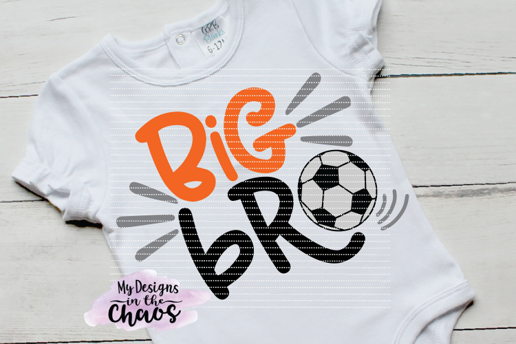 Soccer SVG | Big Bro Soccer | Big Brother SVG | SIlhouette | Cricut | PNG EPS DXF