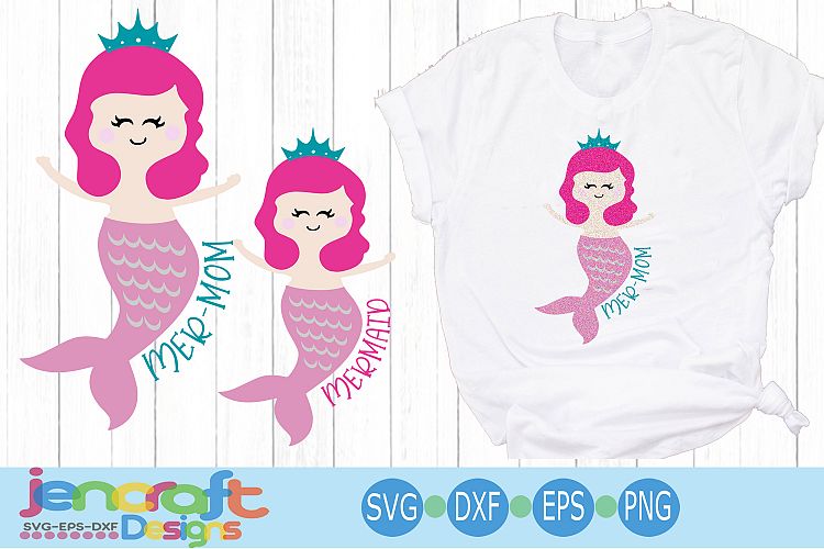 Download MerMom svg, Mermaid girl SVG - Monogram Frames SVG images ...