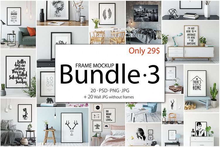Frame Mockup Bundle Vol 3