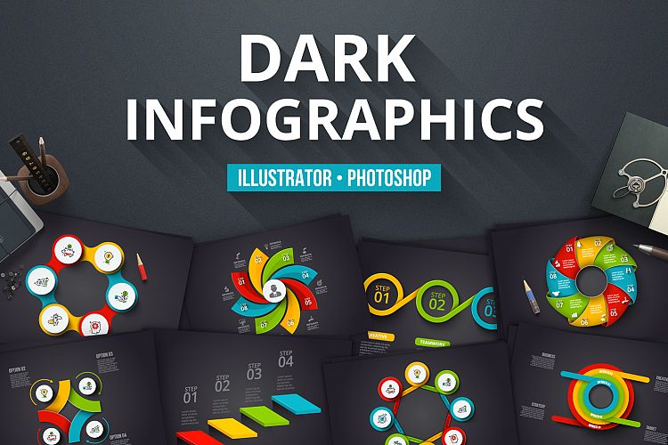 Dark infographics