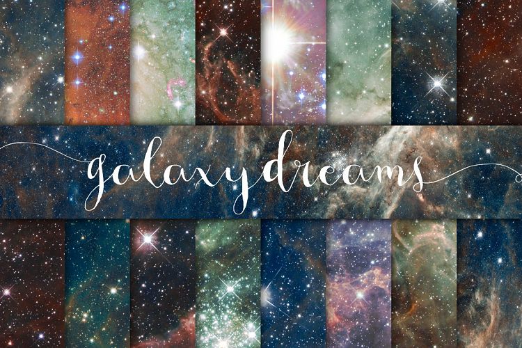 Galaxy Dreams Digital Paper