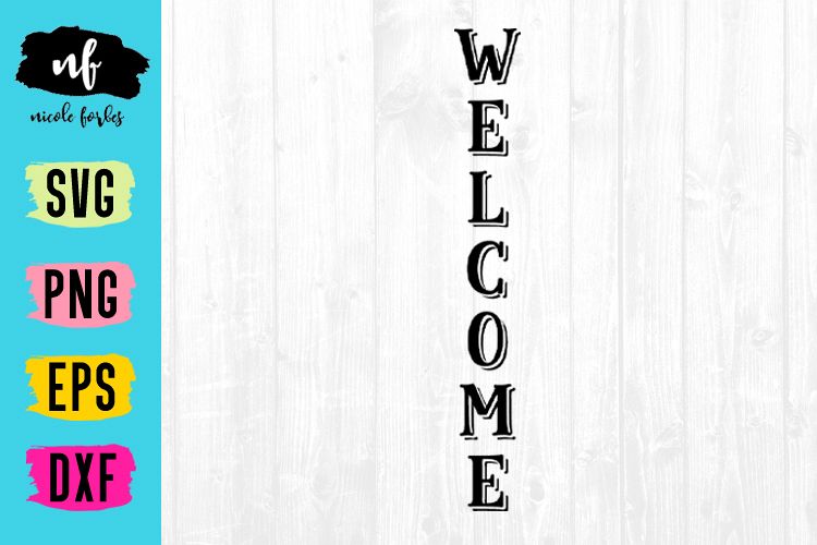 Download Welcome Porch Sign SVG Cut File