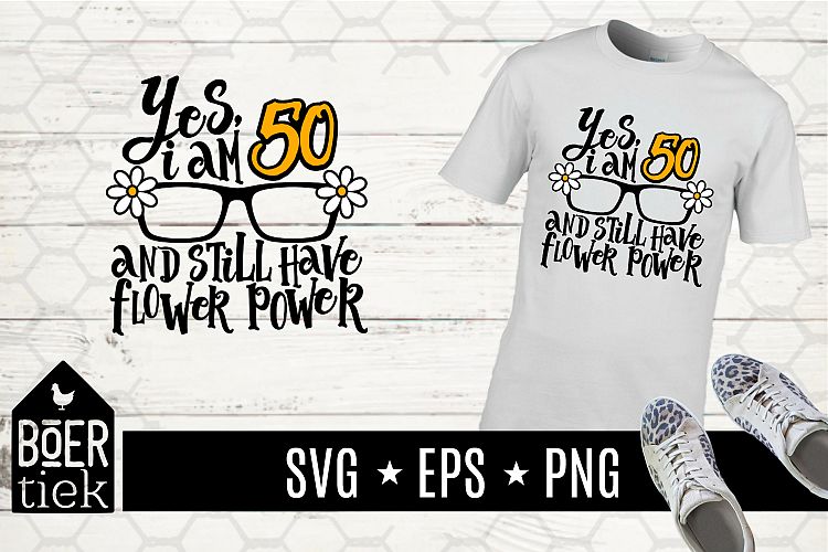 50 years, flower power, SVG file