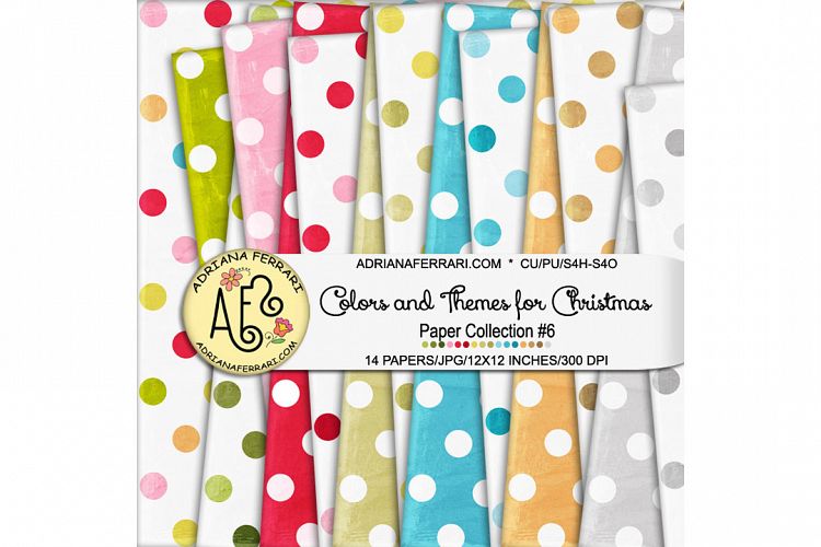 Colors and Themes for Christmas Papers 6 example image 1