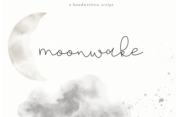 Moonwake - Handwritten Font