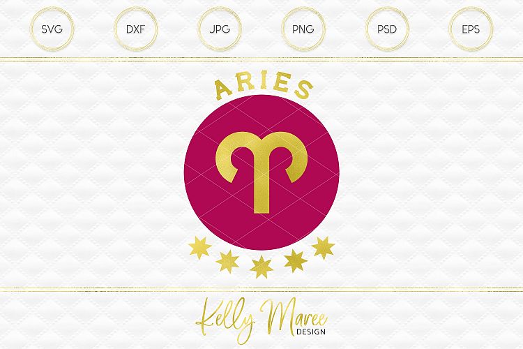 Aries Zodiac SVG File