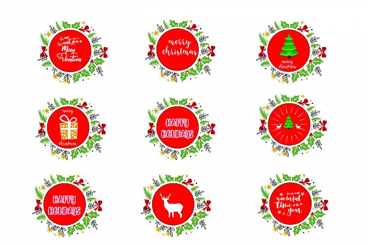 Merry Christmas-SVG Cut File-Coffee Mug Design-Greeting Card