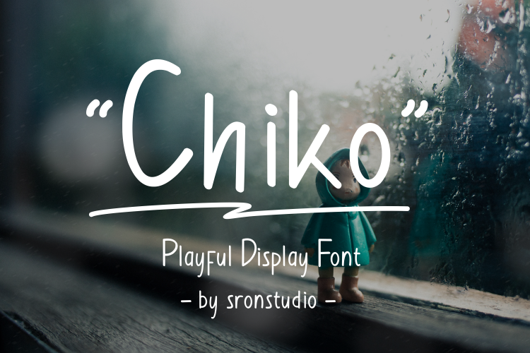 Chiko -  A playful  display font