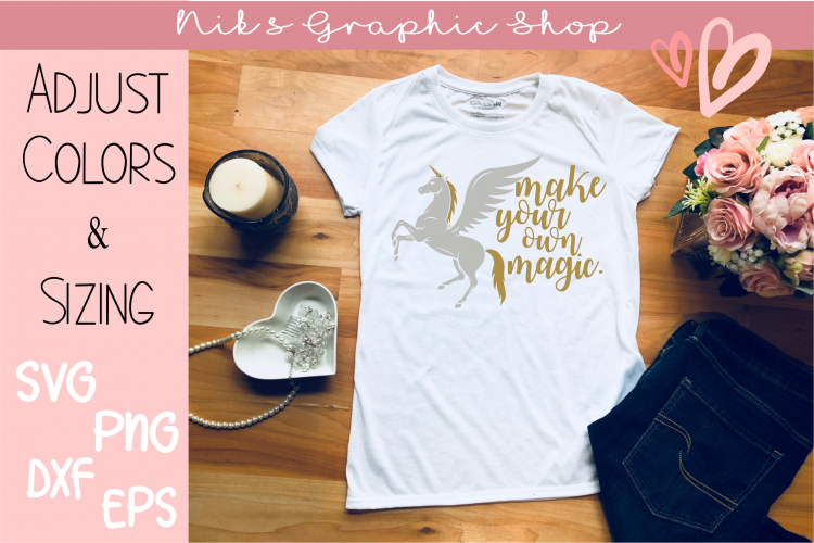 Unicorn Svg, Magic Svg, Make your own Magic Svg, Cut Files