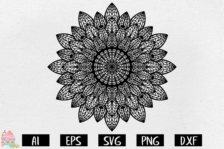 Free Free 112 Sunflower Svg Mandala SVG PNG EPS DXF File