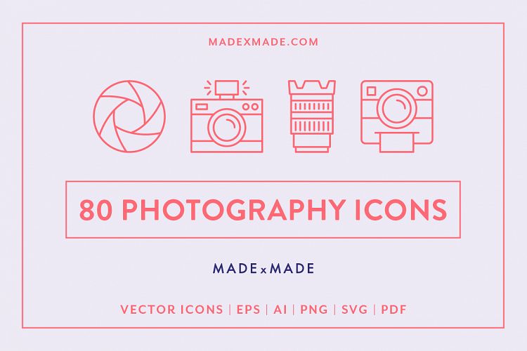 Line Icons - Photography