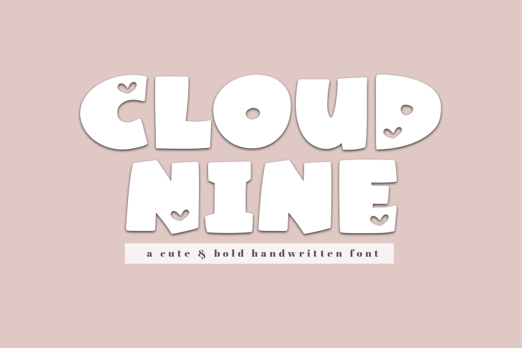 Cloud Nine - A Bold Handwritten Font