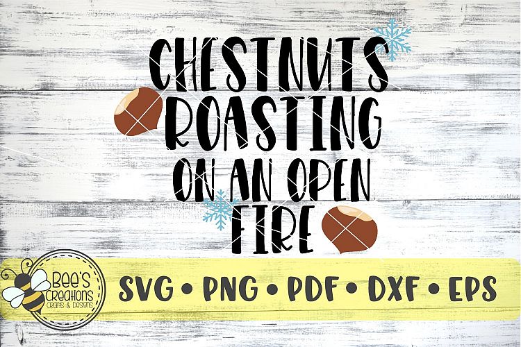 Chestnuts Roasting On An Open Fire SVG