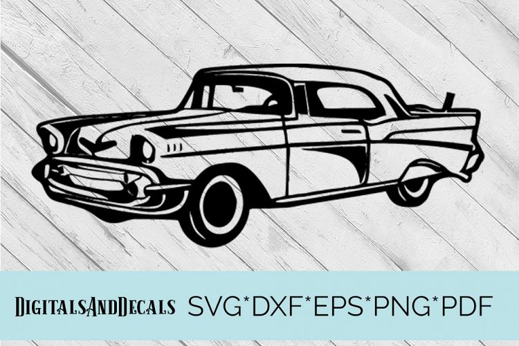 Cadillac Car  SVG Cutting File 