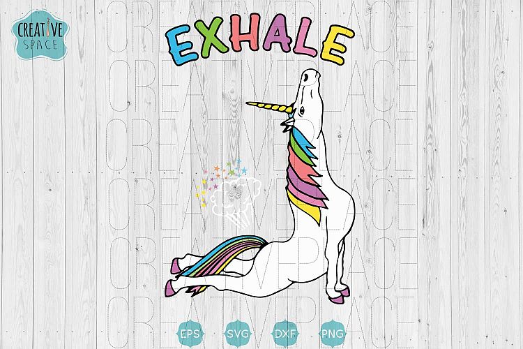 Exhale Unicorn svg, Yoga Unicorn svg, Unicorn svg,dfx,png