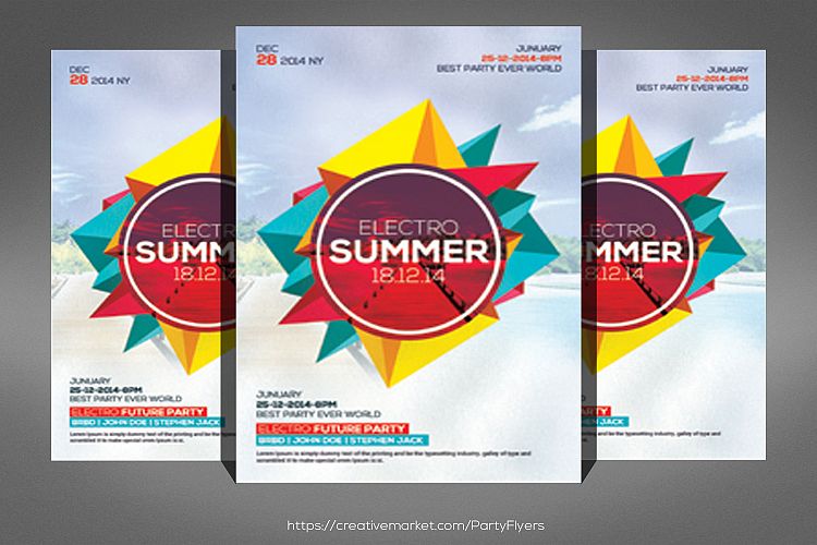 Big Summer Party Flyer