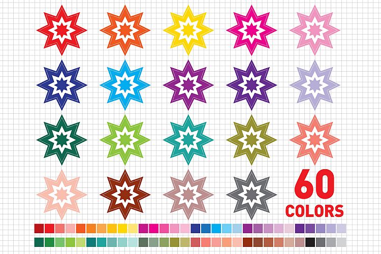 Stars Clipart / Stars graphic and illustrations / Christmas Stars Clipart / Scrapbooking / Card Makig