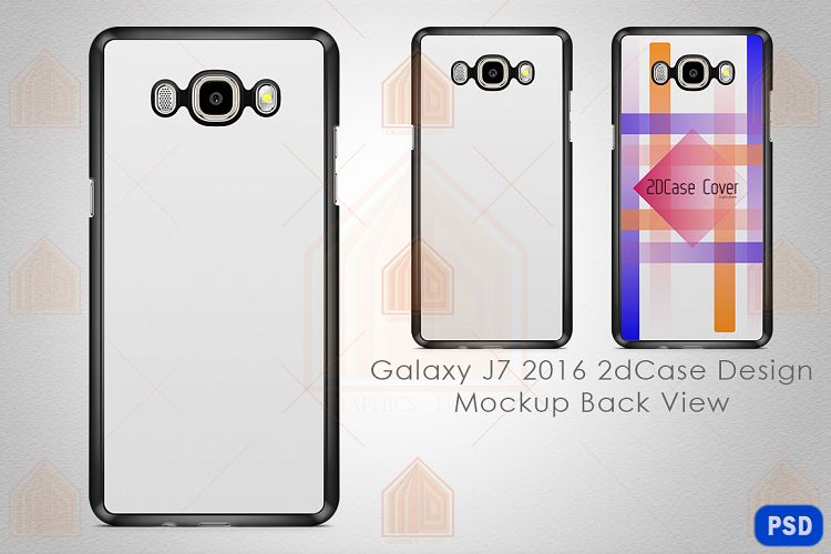 Samsung Galaxy J7 2016 2dCase Mockup Back