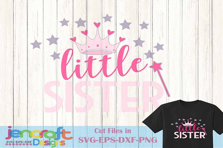 New Little Sister Sibling Announcement SVG