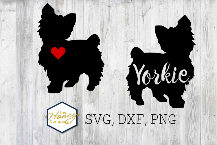 Download Yorkie SVG PNG DXF Terrier Dog Breed Lover Cut File Vector ...