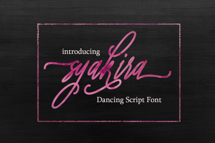 Syakira Script Font