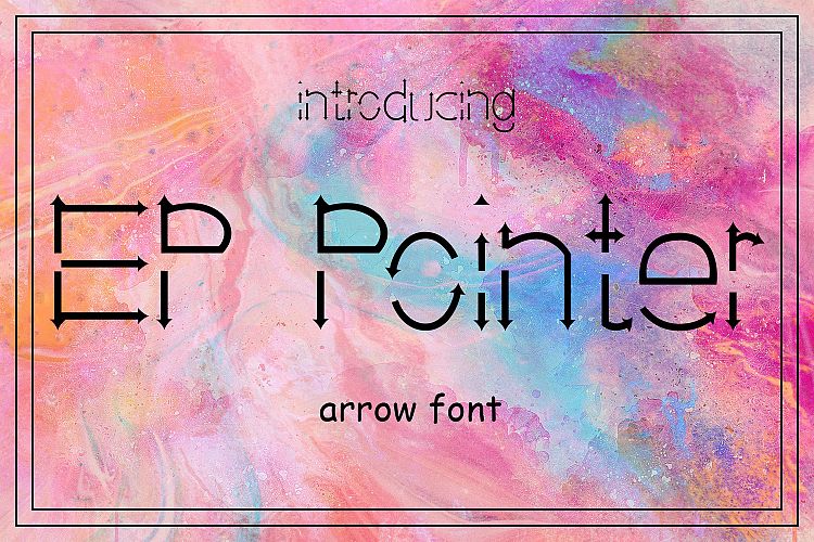 EP Pointer - An Arrow Font