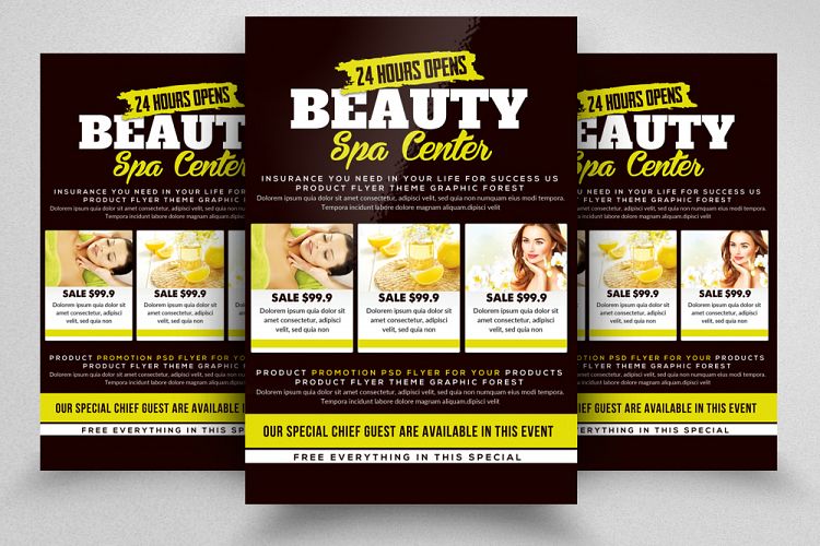 Beauty   Spa Flyer Template