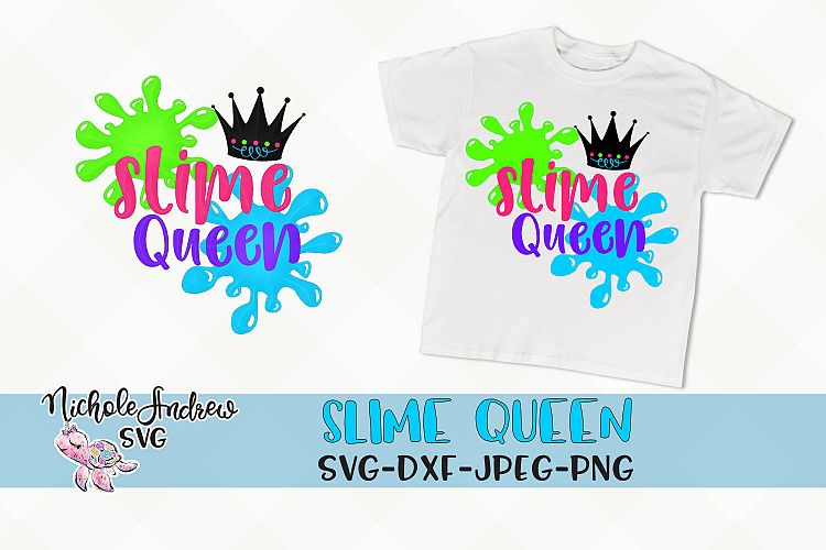 Slime Queen, Slime svg, Slime queen svg, svg, png, dxf, jpeg
