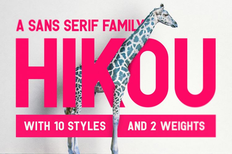 Hikou Typeface